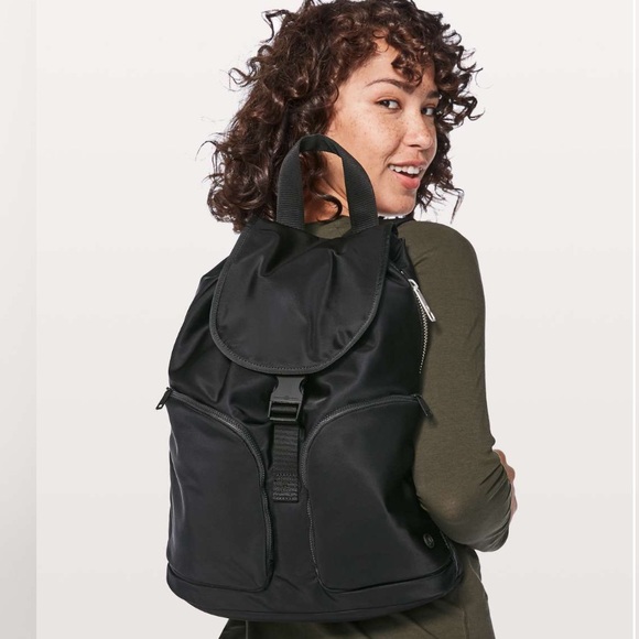 lululemon athletica Handbags - Lululemon Carry Onward Rucksack *12L Black Backpack